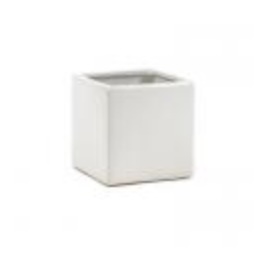 Square Planter � White � 3.75"