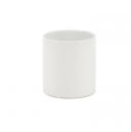Cylinder Planter � White � 3.75" x 4" H