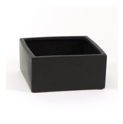 Low Square Planter � Black