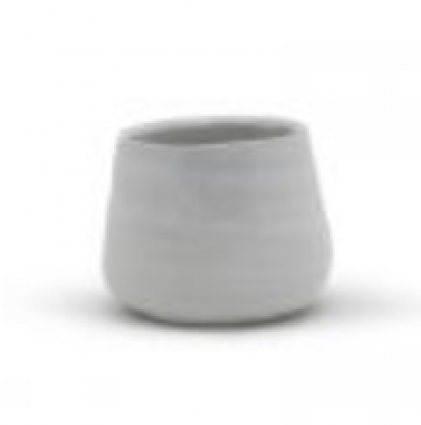 White Ceramic Pot � 3" H