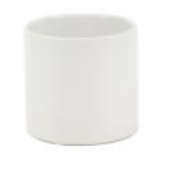 Cylinder Pot � White � 6.5"