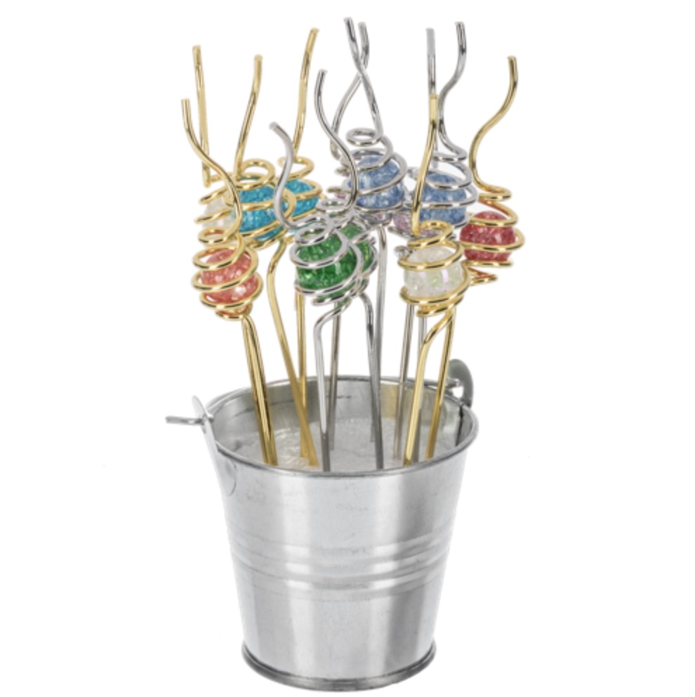 Spiral Stone Plant Pick (Sold Separately) 4.75"