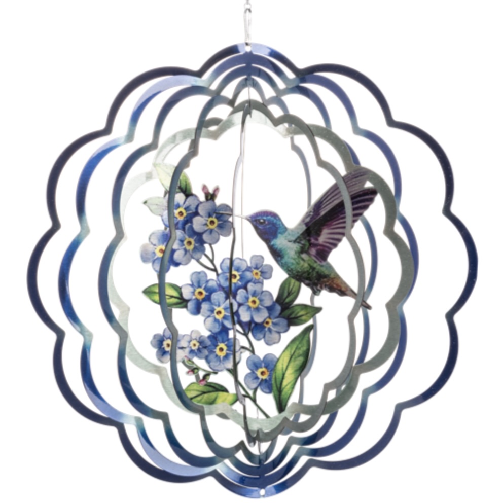 Hummingbird Wind Spinner 12"
