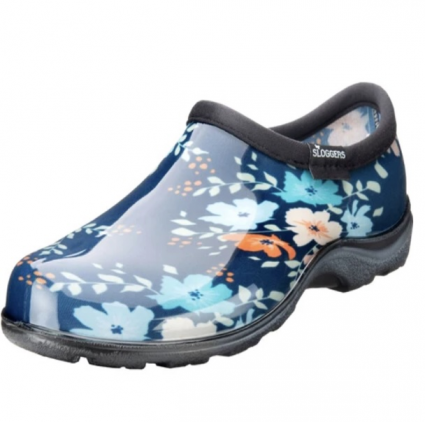 Fun Floral Blue Slogger Garden Shoe � Size 11