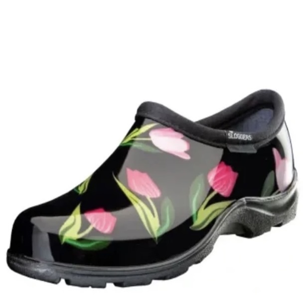 Tulip Black Slogger Garden Shoe � Size 10