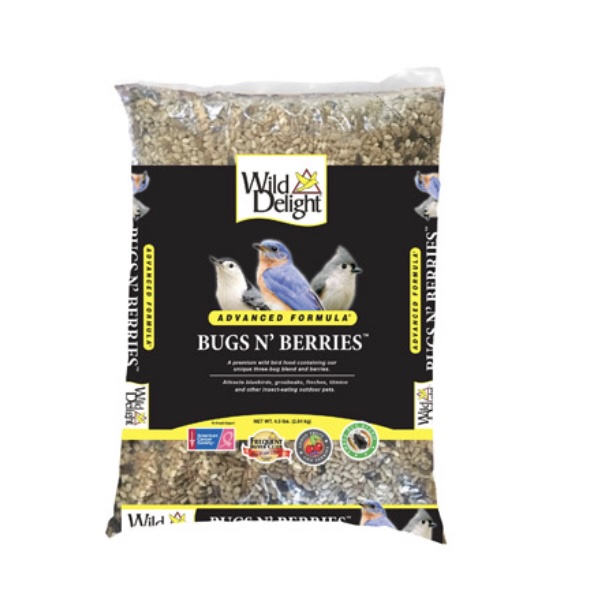 Wild Delight Bugs N' Berries Wild Bird Food � 4.5 lb Bag