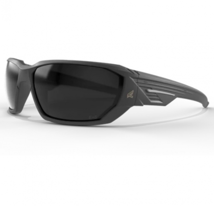 Dawson Safety Glasses Black with Smoke Lenses