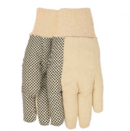 White Cotton Canvas Garden Gloves Large