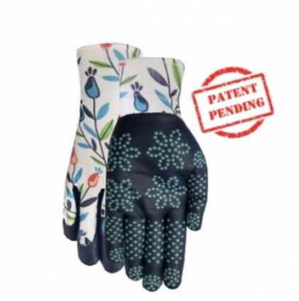 Max Grip� Womens Garden Gloves White Floral