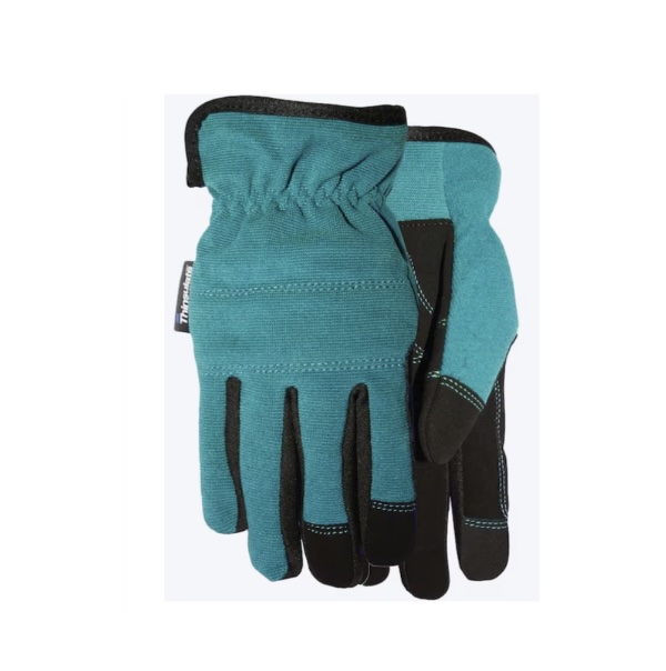 Women�s Lined Synthetic Leather Palm Garden Gloves � Medium
