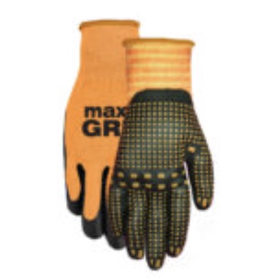 Max Grip Work Gloves Orange L/XL