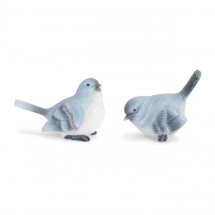Light Blue Bird Resin Figurine (Sold Separately)