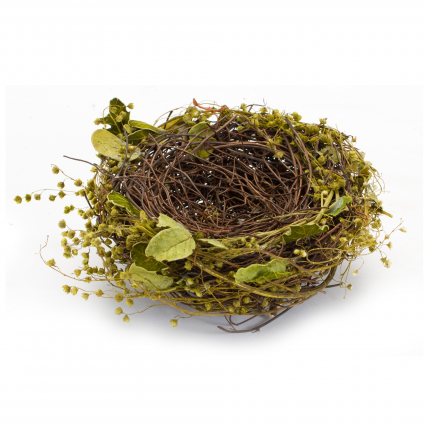 Bird Nest with Eggs Decor