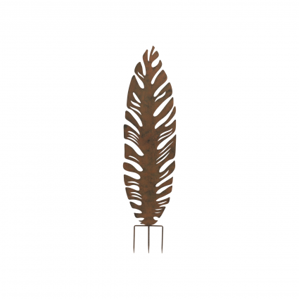 Metal Leaf Garden Screen - Small