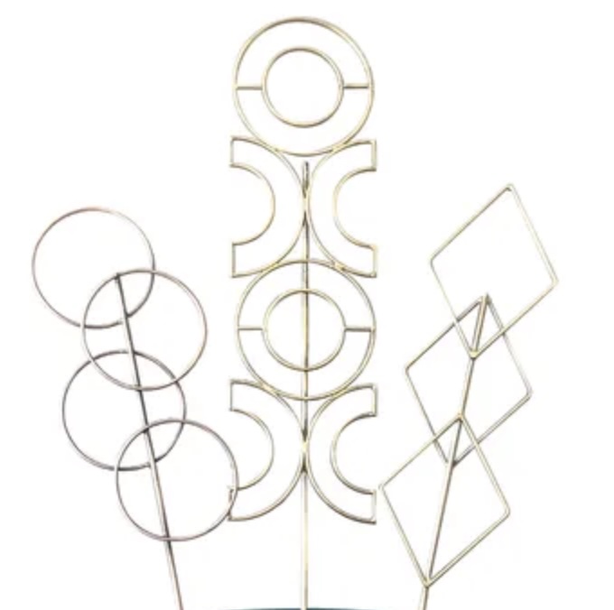 Brass Vienna Pot Sticker (sold separately) 20"