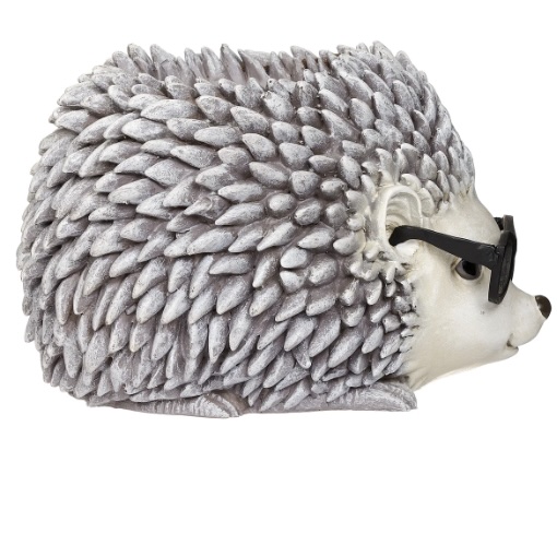 Pudgy Hedgehog Planter with Glasses