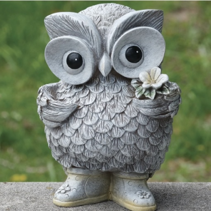 Pudgy Pals Owl in Boots 8.75"