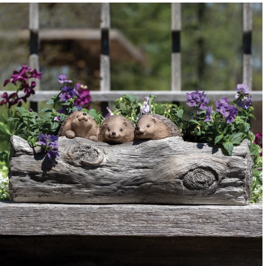 Happy Hedgehog Family Planter
