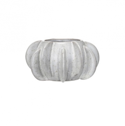 White Speckled Handmade Stoneware Planter