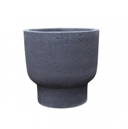 Mahana Planter � Grey 13.5" 