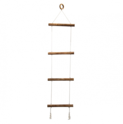 Macram&eacute; Hanging Blanket Ladder 49"