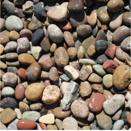 Colorado River Rock cu yd