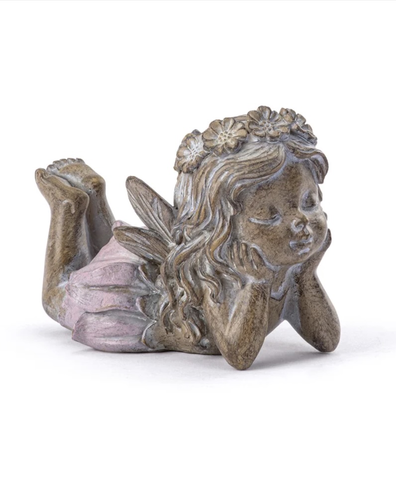 Petal Skirt Fairy on Elbows 3"