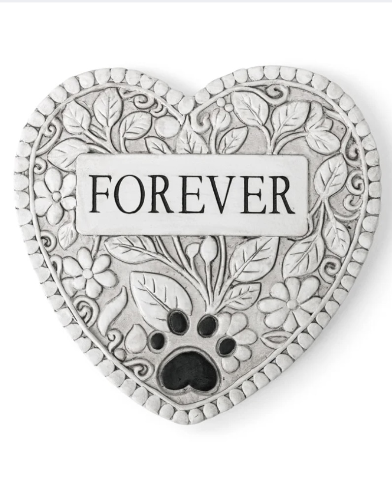 Forever Heart Memorial Pawprint