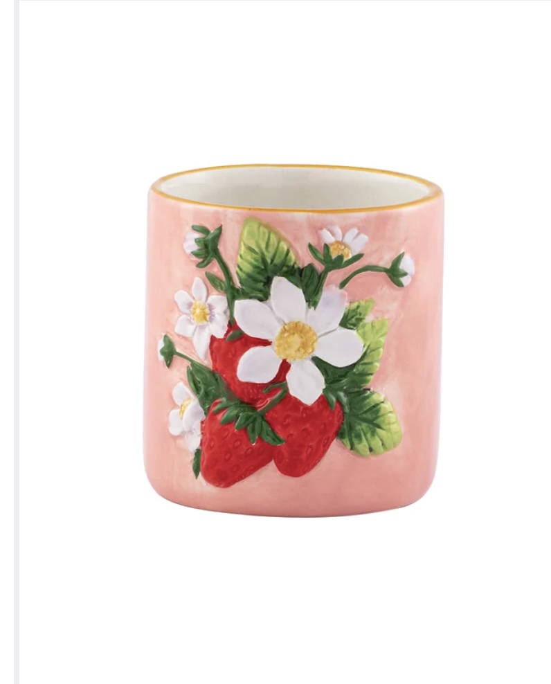Strawberry Flower Planter 3.5"
