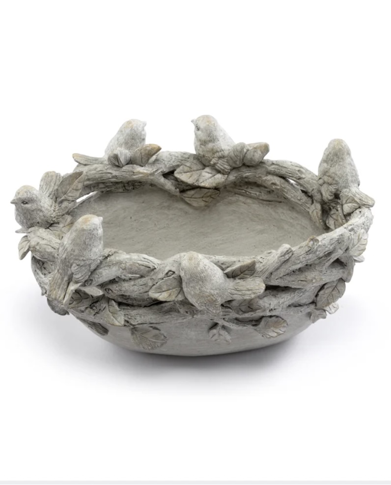 Birds & Branch Planter 8.5"