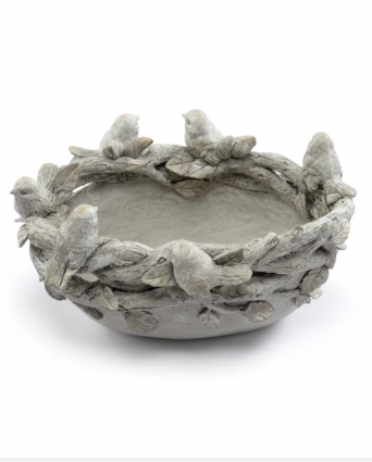 Birds & Branch Planter 8.5"