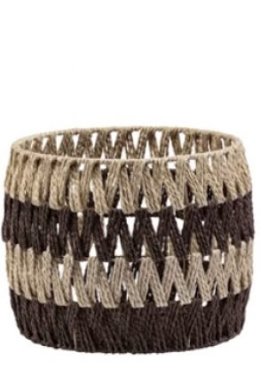 Open Weave Willow Pot Cover 12"