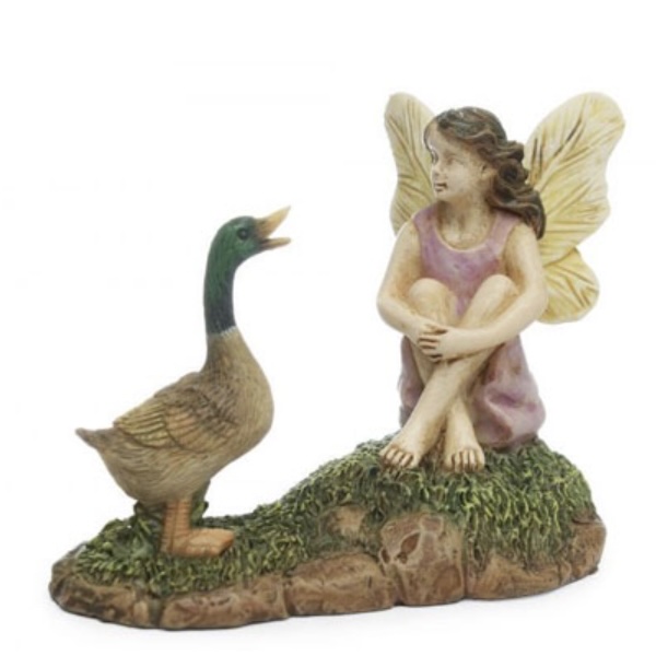 Morning Conversation Fairy Garden Figurine