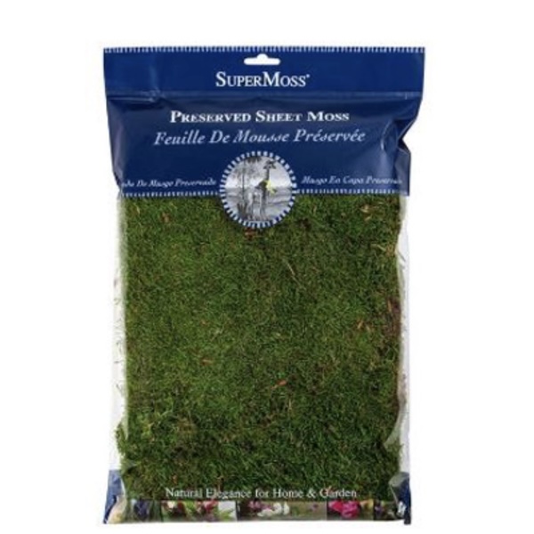 SuperMoss Preserved Sheet Moss � Fresh Green
