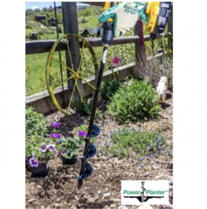 Power Planter&reg; XL Bulb Auger 3" x 24" � Drill-Powered Auger