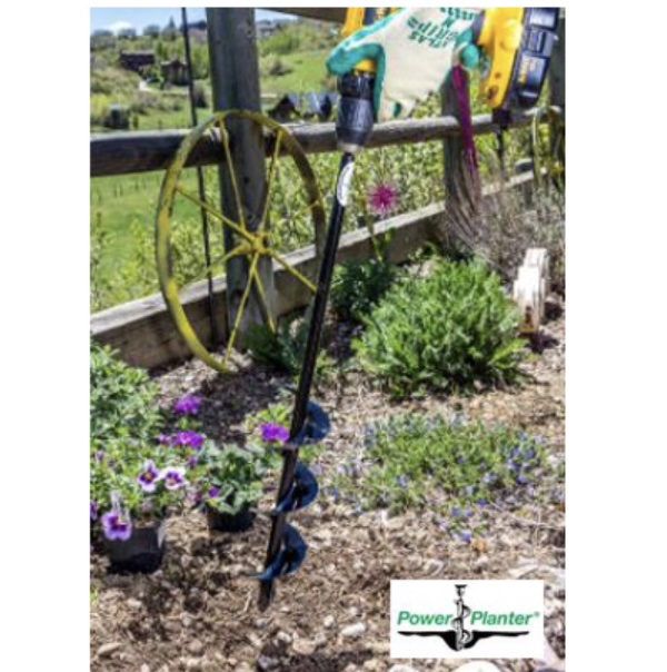 Power Planter&reg; XL Bulb Auger 3" x 24" with Heavy-Duty Tip � Drill-Powered Auger