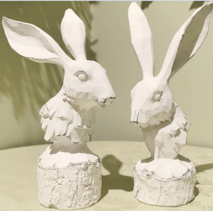 Bunny Wood Head (Sold Separately) 14"