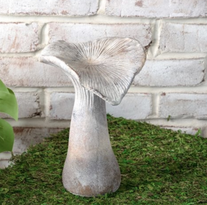 Cement Garden Mushroom 7"