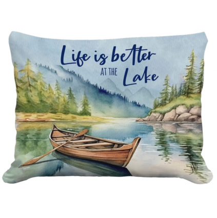 Life is Better at the Lake Pillow 19 X 24 