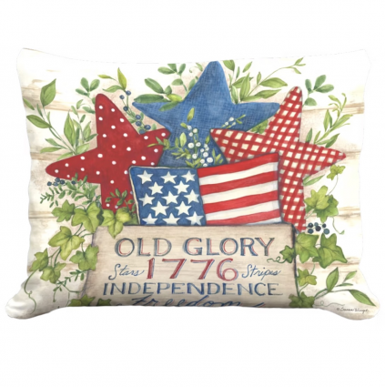 Independence Old Glory Pillow 13 X 18 