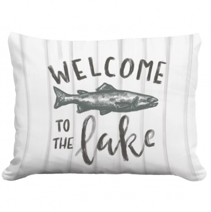 Lake Time Paddles Pillow 13 X 18 
