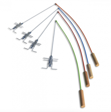 Red Fire Fishing Pole Roaster