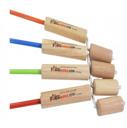 Orange Crank-Eez Campfire Hiking Food Roaster