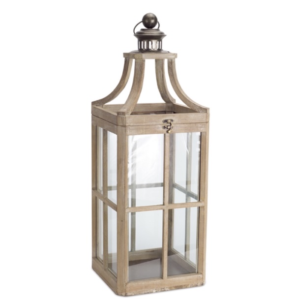 Large Metal Lantern 29.5"