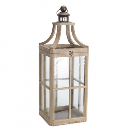 Large Metal Lantern 29.5"