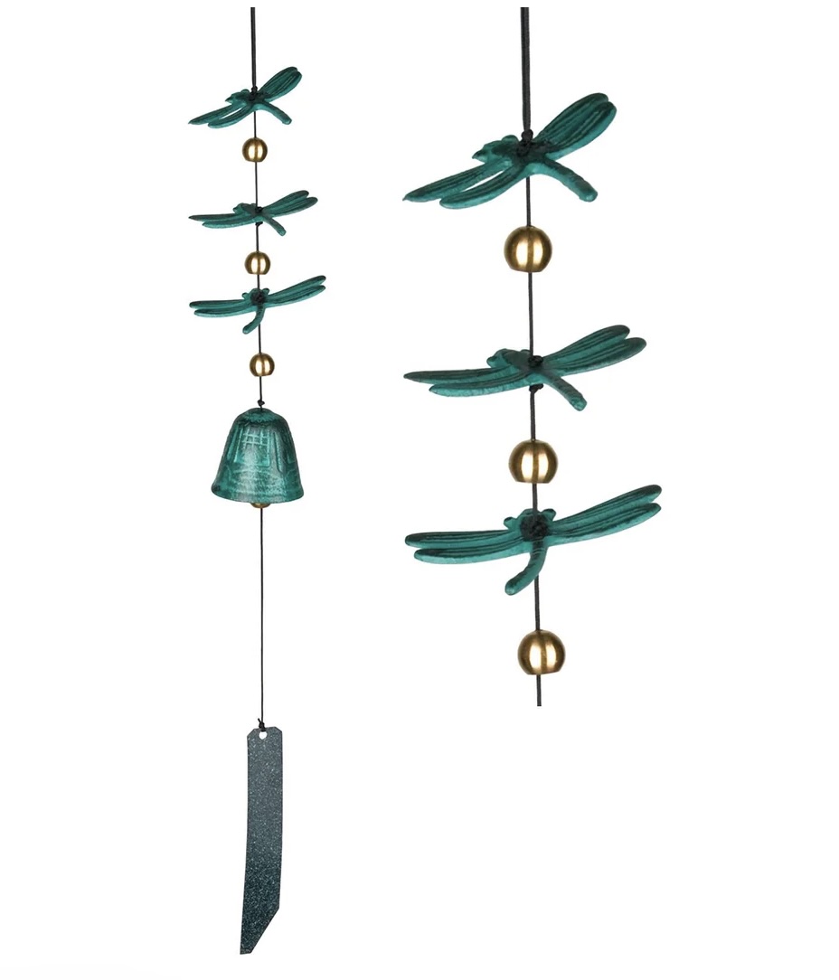 Habitats� Dragonfly Windbell � Verdigris