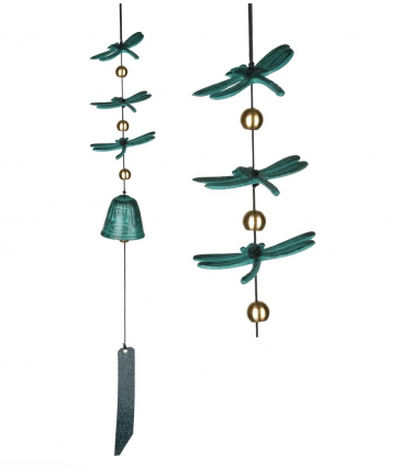 Habitats� Dragonfly Windbell � Verdigris