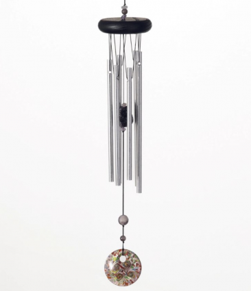 Art Glass Wind Chime � Purple & Gold