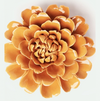 Orange Fiesta Ceramic Marigold