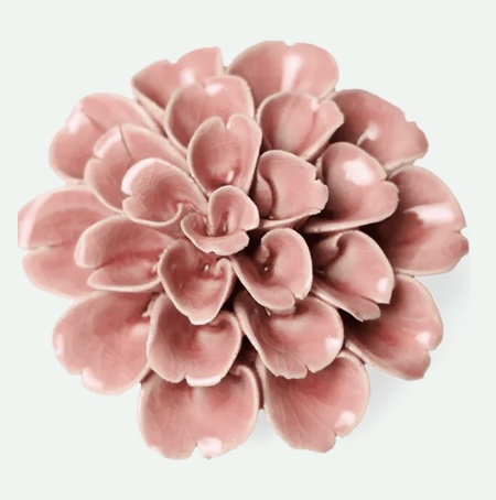  Champagne Pink Ceramic Hydrangea
